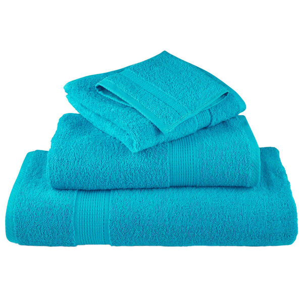 vidaXL Towel Set of 2 Turquoise 100% Cotton 39.4 x 78.7 in Towel