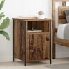 vidaXL Bedside Cabinet Old Wood 15.75 x 16.54 x 23.62 in