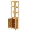 EISL High Cupboard Natural Bamboo Bamboo Tall High Cupboard