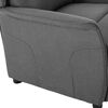 vidaXL Recliner Chair Light Gray Fabric