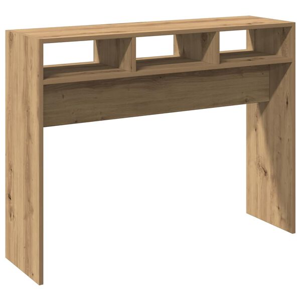vidaXL Console Table Artisan Oak Engineered Wood Narrow Console Table