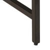vidaXL Side Table Natural wood, Black Solid Mango Wood, Iron