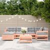 vidaXL Garden Sofa Set Reddish-brown Solid Douglas Fir wood Modular
