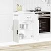 vidaXL Kitchen Base Cabinet White Engineered wood Standard