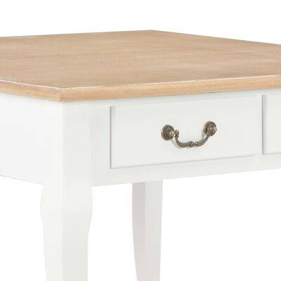 vidaXL Coffee Table White 31.5"x31.5"x19.7" Wood