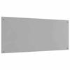 vidaXL Kitchen Backsplash 2 pcs Light Grey 47.24 x 19.69 in