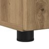 vidaXL Bathroom Cabinet with Door Artisan Oak 24.02 x 13.78 x 25.20 in