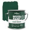 vidaXL Wood Paint Green 6.50 x 6.50 x 6.26 in Wall Print