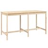 vidaXL Garden Bar Set Natural Pine Solid pine wood Large Seats Many