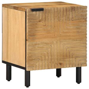 vidaXL Bedside Cabinet Brown Solid Mango Wood Medium Bedside Cabinet