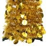 vidaXL Pop-up Christmas Tree Gold PET 70.9 in Collapsible