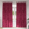 vidaXL Velvet Curtains 2 pcs Wine red 96.46 x 55.12 in Velvet