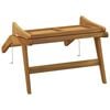 vidaXL Garden Chair Teak Solid teak wood Standard Foldable