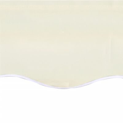 vidaXL Awning Top Sunshade Canvas Cream 177.2"x118.1"
