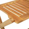 vidaXL Garden Dining Set Natural wood Solid acacia wood 3-piece set