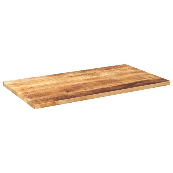 vidaXL Table Top 39.4"x27.6"x1" Rectangular Solid Wood Rough Mango