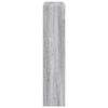 vidaXL Fireplace Surround Grey Sonoma 31.9x7.1x32.3" Engineered Wood
