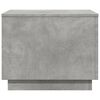 vidaXL Coffee Table Concrete Grey Engineered Wood 19.7 x 19.7 in