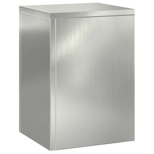 vidaXL Plant Stand 3 pcs Silver Galvanised steel