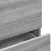 vidaXL Sink Cabinet Grey Sonoma Engineered Wood 30.7x14.6x23.2 in