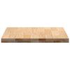 vidaXL Kitchen Worktop Oak Solid Oak Wood Medium Durable