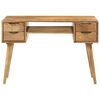 vidaXL Desk Natural Mango Solid Mango Wood Medium Desk Rectangular