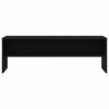 vidaXL TV Cabinet Black Oak Engineered Wood 47.2 x 15.7 x 15.7 in