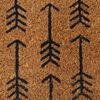 vidaXL Door Mat Natural Coir, PVC 17.7 x 29.5 in Non-slip Coir Doormat