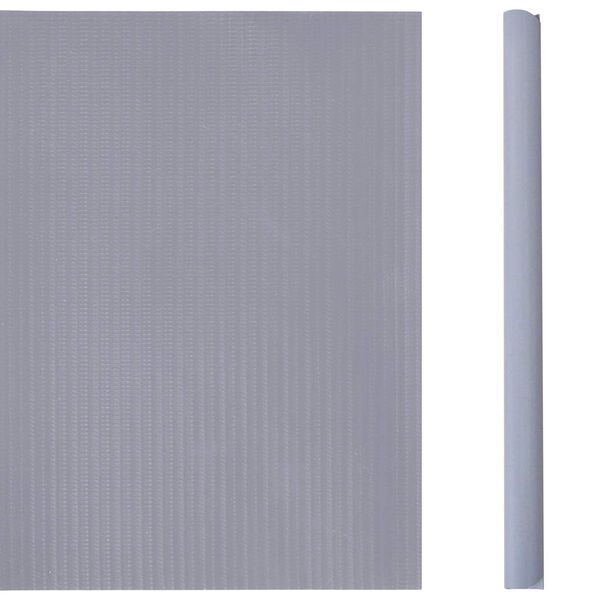 vidaXL Garden Privacy Screen PVC 114.8'x0.6' Matte Light Gray