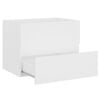 vidaXL Sink Cabinet With Basin White Engineered Wood, Ceramic Standard