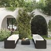 vidaXL Garden Lounge Set Black