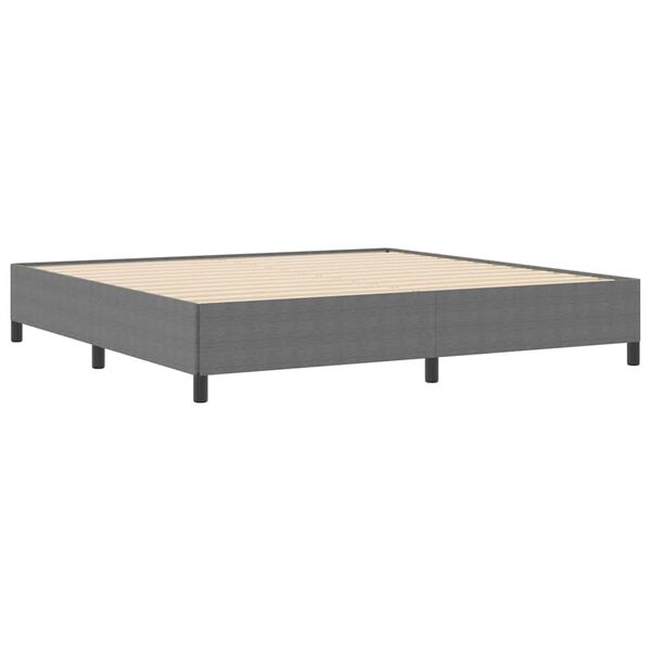 vidaXL Bed Frame Light gray 78.7“ x 78.7” Corduroy fabric