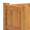 vidaXL Raised Bed Natural Teak Solid teak wood with water-based finish