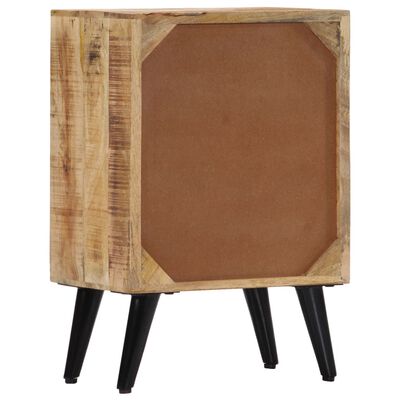 vidaXL Bedside Cabinet 15.7"x11.8"x23.6" Solid Mango Wood