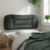 vidaXL Headboard Cushion Dark gray 100% polyester, PP fiber