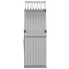 vidaXL Log Holder Silver 47.2"x17.7"x55.1" Galvanized Steel