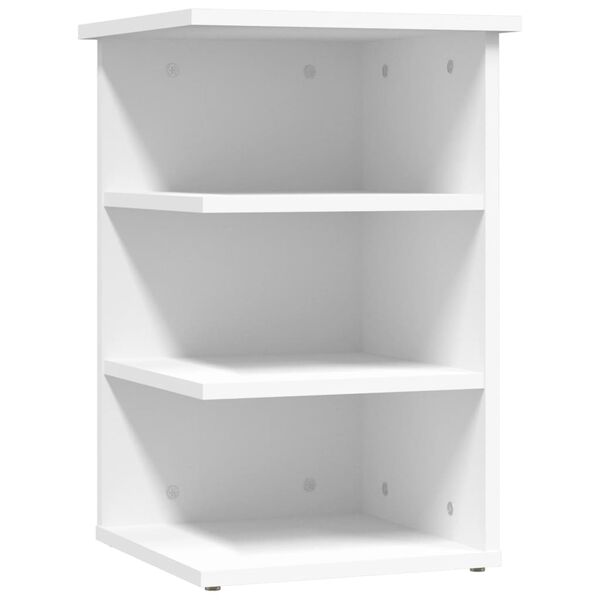 vidaXL Side Cabinet White Engineered wood 13.8 x 13.8 x 21.7 in