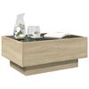 vidaXL Coffee Table Sonoma oak Engineered wood Medium Coffee Table