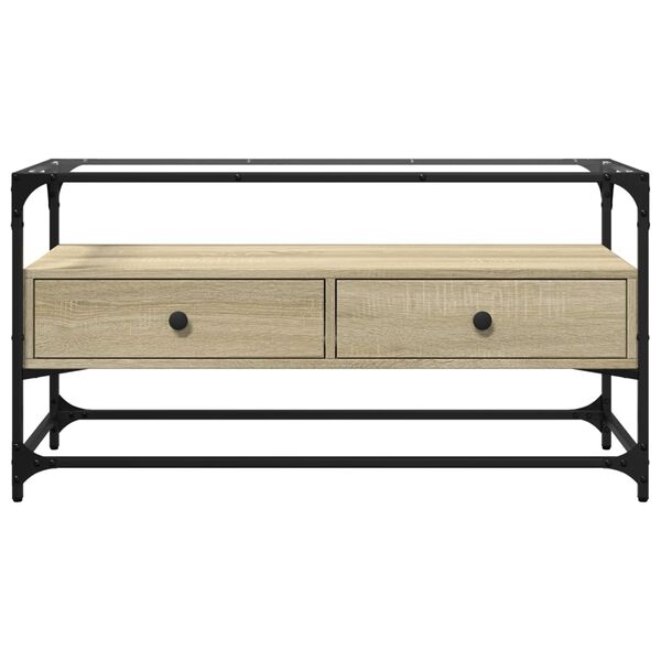 vidaXL TV Cabinet Sonoma Oak Engineered Wood Medium Stylish TV Stand
