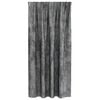vidaXL Velvet Curtains 2 pcs Grey 68.90 x 55.12 in Velvet
