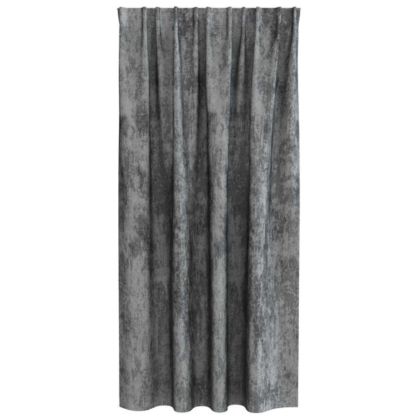 vidaXL Velvet Curtains 2 pcs Grey 68.90 x 55.12 in Velvet