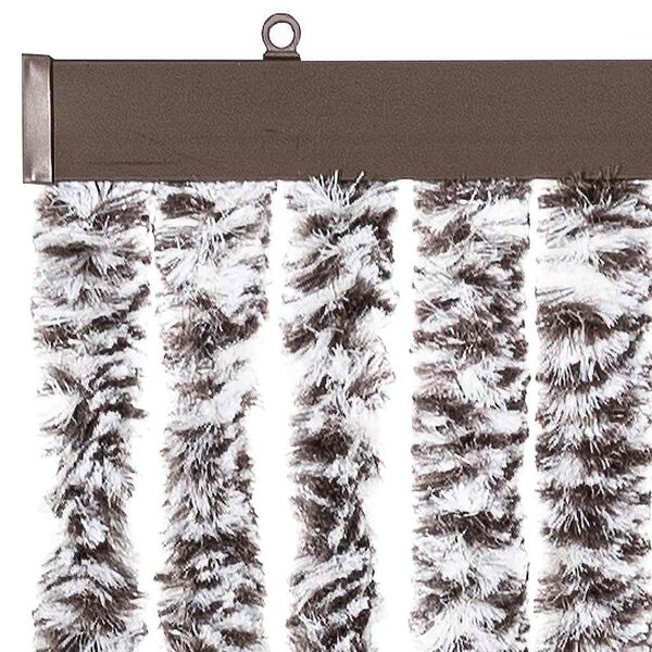 vidaXL Insect Curtain Brown and Beige 22.0x78.7" Chenille