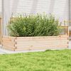 vidaXL Garden Planter Natural wood Solid pine wood Large