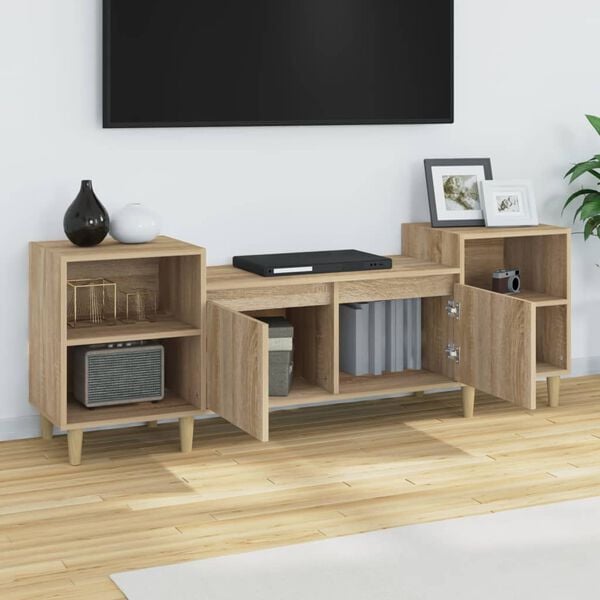vidaXL TV Cabinet Sonoma Oak Engineered Wood Standard TV Cabinet