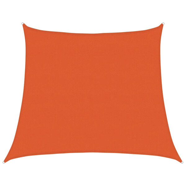 vidaXL Sunshade Sail 1.75 oz/ft&sup2; Trapezium Orange 4/5x13.1' HDPE