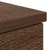 vidaXL Desk Brown Oak Engineered Wood 33.9 x 19.3 x 29.9 in Desk