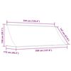 vidaXL Retractable Awning Anthracite 180 g/m&sup2; Polyester 137.8 x 59.1 in