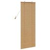 vidaXL Roller Blind Brown 23.62 x 62.99 in Bamboo
