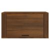 vidaXL Wall-mounted Shoe Cabinet Brown Oak Engineered wood Medium
