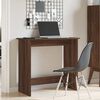 vidaXL Desk Brown Oak Engineered Wood Compact Stylish Design Desk